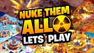 NUKE THEM ALL Game ☢️ Melissa Lets Play - Desert Planet Gameplay