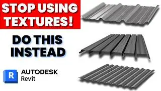 How to Model Realistic Corrugated Iron Sheets in Revit  Step by Step Tutorial!