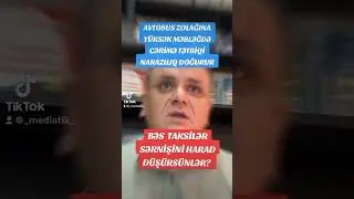 AVTOBUS ZOLAQLARI PROBLEMƏ ÇEVRİLİB