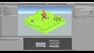 Toon Shader + Stylized Grass + Isometric View WIP