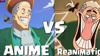 Dr Livesey Walking (Anime VS Reanimate)
