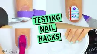 Testing Pinterest NAIL HACKS!