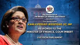 The Hon, Kamla Persad-Bissessar responds to Colm Imbert