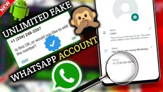 Fake WhatsApp Number 2023 | How to Create Fake WhatsApp Account 🙊✅🚀