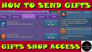 How to give gifts to others (Gift Shop Access & Labyrinth Elite Access) plus FAQ gift giving
