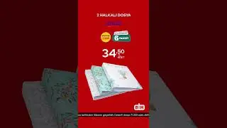 Kırtasiye | 2 Halkalı Dosya, Kareli Defter | BİM