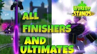 [WOS] All world of stands Ultimates / Finishers #worldofstands #jojosbizzareadventure #roblox