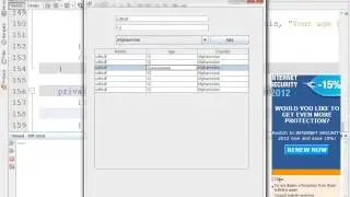 01 Jtable, Add JTextFile as the Cell of JTable
