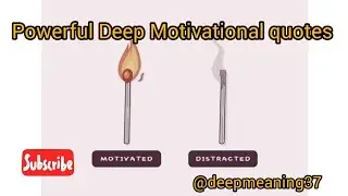 Powerful Deep Motivational Quotes to Inspire you | Inspirational Quotes