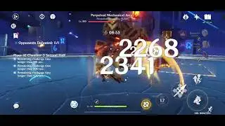 Phys C.pike Zhongli + his Electro machine gun vs Spiral Abyss 2.7 Floor 12 PMA