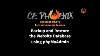 Backup and Restore Database using phpMyAdmin