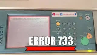 how to deal with a copier error 733