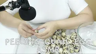 『Yui ASMR』 🥚Peeling Quail Egg Sound - Peeling ASMR