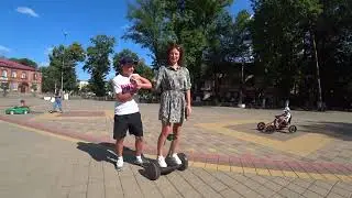 Сквер в Апшеронске. Кто такая Мася. Индюшата, гортензии, георгины.