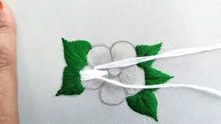 This is mind blowing flower embroidery design||hand embroidery design||hand embroidery for beginners