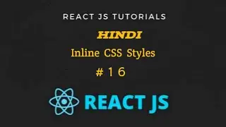 Styling Component Inline Style in React JS (Hindi)