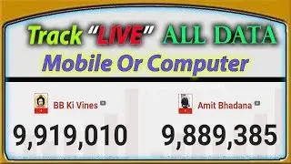 Live Subscribers Count On Social Blade || BB Ki Vines || Amit Bhadana