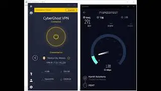 【CyberGhost VPN】Review Mexico Speed Test ☑️️️️