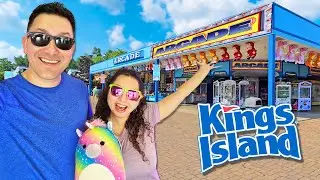 Our First Time Ever at Kings Island Arcade!
