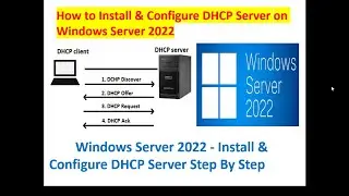 Windows Server 2022 -How to Install & Configure DHCP Server Step By Step#06