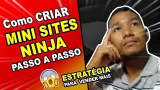 Como Criar MINI SITE Ninja e VENDER todos os Dias Passo a Passo