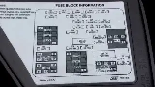 Chevy 1500 Suburban 2000-2006 Fuse Box Location