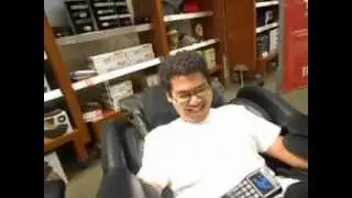 Mike's review on the massager chair. zero gravity @Brookstone. LOL
