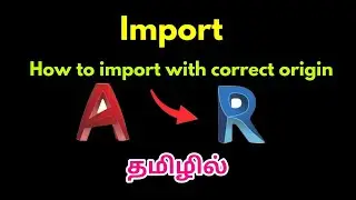 Autocad to Revit architecture -Import autocad file inb tamil-civil tamil