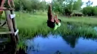 Мужики и тарзанка!!!