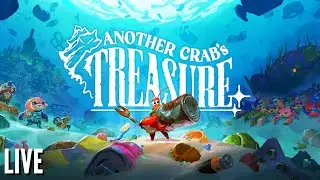 SOULSLIKE DO CARANGUEJO - Another Crab's Treasure - CONFERINDO O GAME - Live