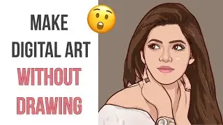 How to make Digital Art Easily | Digital art Without Drawing |  Digital art in Android phone