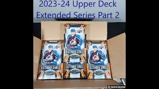 2023 24 Upper Deck Extended Part 2   3 more boxes