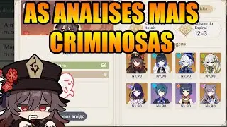 ANALISE DE CONTAS AO VIVO - GENSHIN LIVE STREAM