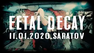 FETAL DECAY "Edge Of Fear" ( live in Saratov on SIM fest 2020 ) 11.01.2020.