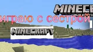 играю в маинкрафт с сестрой 🌝🌚
