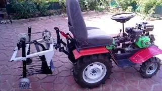 Homemade potato digger on a generator. Part 2.