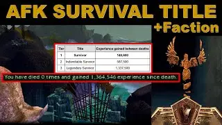 Guild Wars AFK Survivor Title and AFK Faction TOGETHER
