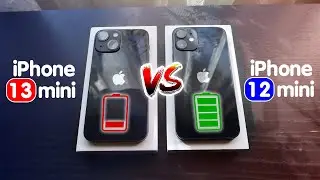 Тест батареи iPhone 13 mini и iPhone 12 mini!