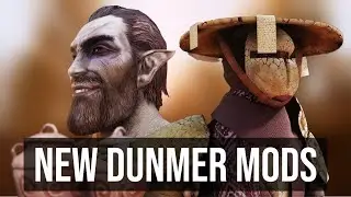 Skyrim Mods #8 | Dark Elf Themed Mods | Redoran Exile Armor, Gigachad Racemenu Preset & More