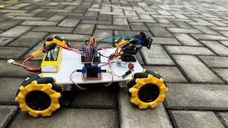 Demo 1 - Camera car with Pan Tilt control and mecanum wheels | esp32 cam
