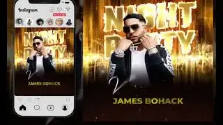 Event Motion Flyer & Poster Design | Animated Night Club Flyer - After Effects