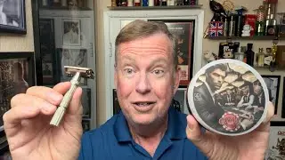 New- HC&C’s-“007” Soap & Aftershave, 1964 Gillette Slim Adjustable, & Simpson Chubby 2 Brush. 