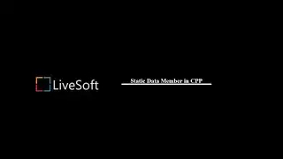 Static Data Members is CPP