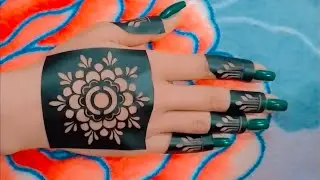 beautiful sticker mehndi design