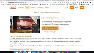 How to install VLC media player on Mac OS X