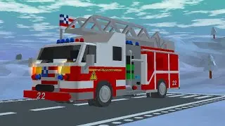 American Fire Truck | Draw Bricks