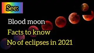 Total Lunar eclipse May 26 2021 | Blood Moon 2021 | Lunar Eclipse May 26 2021