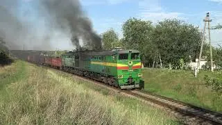 3ТЭ10М-0152Б/1246А [CFM] Freight train | Грузовой поезд