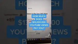 How Much Does 13,000,000 YouTube Views Pay You? 