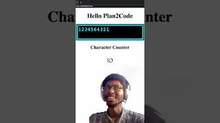 JavaScript App: Character Counter  